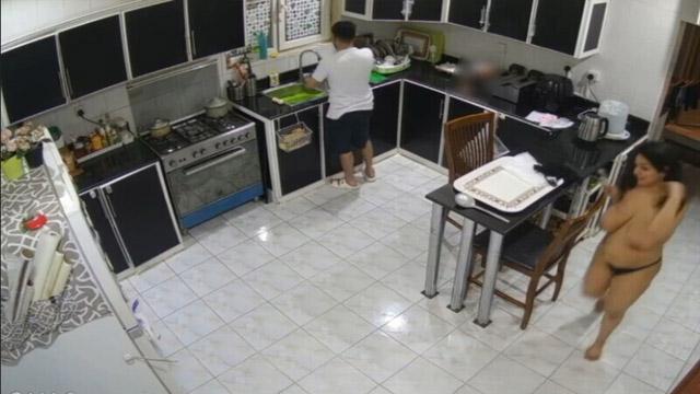 Naked Bhabhi Kitchen Romance Husband Caught CCTV Leak